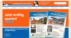 Desktop Screenshot of janssen-reisen.de